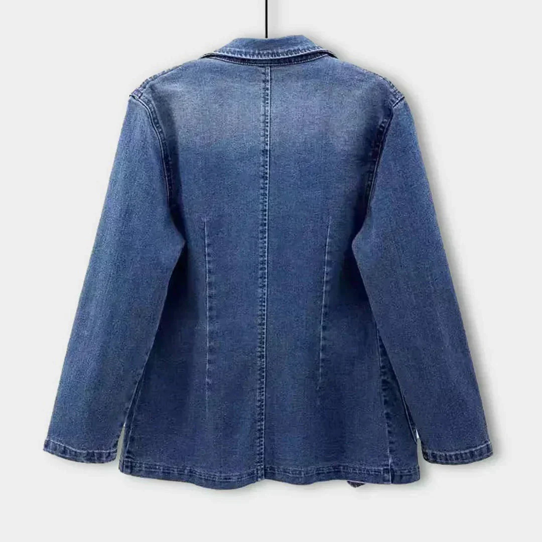 Elena | Blazer de Denim Elegante para Mujeres