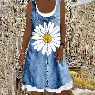 Claudia | Vestido de mezclilla suave y elegante