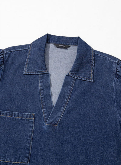 Sara | Vestido de Denim - Babydoll Casual